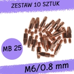10x Końcówka prądowa MB25 0.8 mm