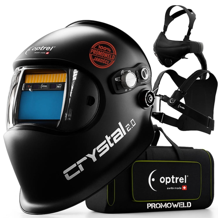 Zestaw Aparat oddychowy Optrel Swiss Air + Przyłbica Crystal 2-0 czarna 4600-120_ean-5906688888181.jpg