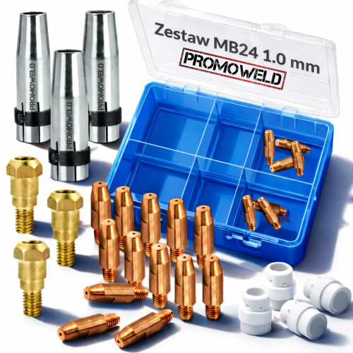 Zestaw części MB24 1.0 mm BOX – dysze końcówki dyfuzory