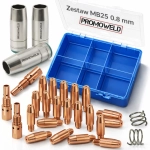 Zestaw części uchwytu MIG MB25 0,8 mm BOX – kompletny serwis